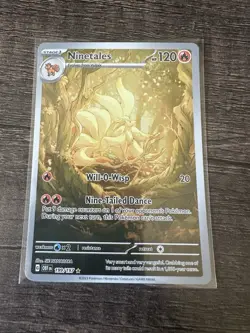 Ninetails Obsidian Flames IR Holo Card 199/197 Mint Condition - Image 1