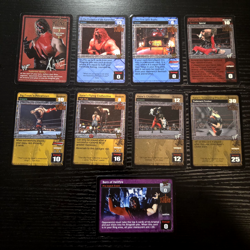 WWE Raw Deal CCG Kane Superstar 9 Card Set - Image 1