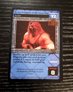 WWE Raw Deal CCG Kane Superstar 9 Card Set - Image 4