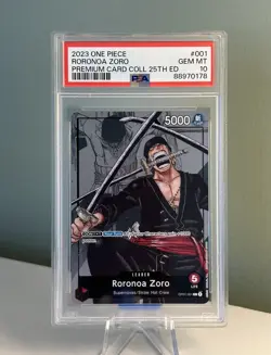 One Piece TCG- Roronoa Zoro Premium Card Collection PSA 10 - Image 1