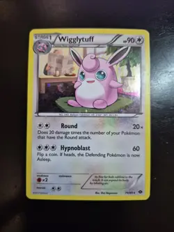 Wigglytuff 79/99 Next Destinies Cosmos Holo Rare Pokemon Card MP - Image 1