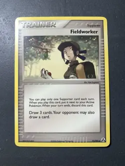 Fieldworker 73/92 2006 Legend Maker Regular Pokemon TCG Card - Image 1