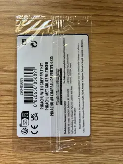 Pikachu With Grey Felt Hat 085 Promo Pokemon Van Gogh Card Sealed In Package - Image 2