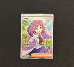 Pokemon Card Lacey 166/142 Stellar Crown Ultra Rare Holo Trainer Card Near Mint - Image 1