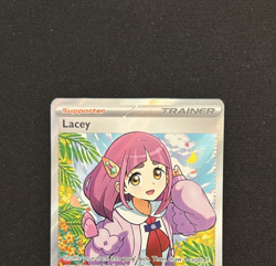 Pokemon Card Lacey 166/142 Stellar Crown Ultra Rare Holo Trainer Card Near Mint - Image 3