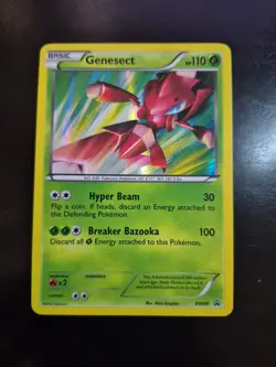 Genesect BW99 Black & White Black Star Promo Holo Pokemon Card MP/DMG - Image 1
