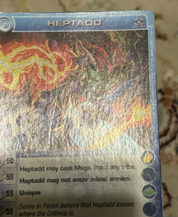 CHAOTIC DAWN OF PERIM STARTER DECK (OPENED) INCLUDES ULTRA RARE HEPTADD CARD - Image 4