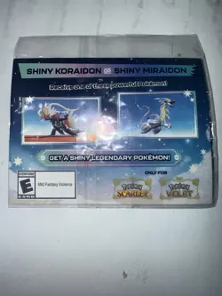 Shiny Koraidon & Shiny Moraidon GameStop Pokemon Code Card UNSCRATCHED - Image 3