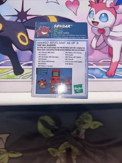 Gengar #94 94 Pokemon Cut Card Hasbro Toy Wishes Magazine 1999 Gold Foil Border - Image 3