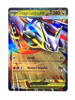 Mega Latias ex - 100/132 Mega Evolutions Double Rare Pokemon TCG Card - Image 1