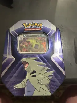 Tyranitar Tin with Promo Cards and NO PACKS Pokemon Card TCG - Image 1