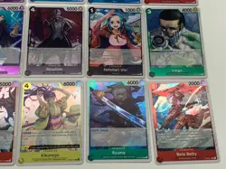 x20 One Piece OP05 OP06 Rare R Foil Card Lot Belo Viva Luffy No Duplicates 1 - Image 3