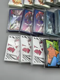 x18 Pokemon Card Sleeve Lot Prismatic BB/WF Silver Tempest 1,100 + Sleeves - Image 2