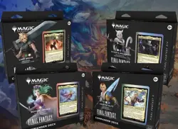 Final Fantasy Commander Deck MTG - New/Sealed Lot Of 4 - Image 1