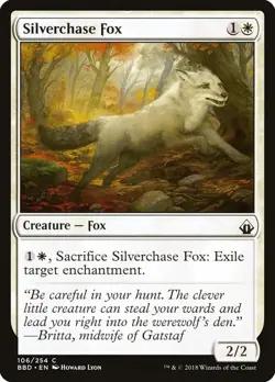 4x Silverchase Fox MTG Battlebond NM Magic: the Gathering Playset - Image 1