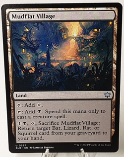 MTG - Bloomburrow - Mudflat Village - #0257 - Playset x4 - Near Mint - Image 1