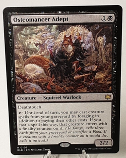 MTG - Bloomburrow - Osteomancer Adept - #0103 - Playset x4 - Near Mint - Image 1