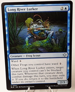 MTG - Bloomburrow - Long River Lurker - #0057 - Playset x4 - Near Mint - Image 1