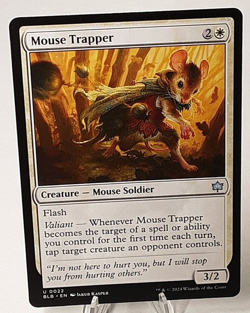 MTG - Bloomburrow - Mouse Trapper - #0022 - Playset x4 - Near Mint - Image 1