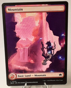 MTG - Bloomburrow - Mountain - Full Art - #0275 - Playset x4 - Near Mint - Image 1