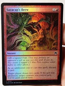 MTG - Bloomburrow - Sazacap's Brew - Foil - #0151 - Playset x4 - Near Mint - Image 1