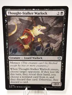 MTG - Bloomburrow - Thought-Stalker Warlock - #0118 - Playset x4 - Near Mint - Image 1