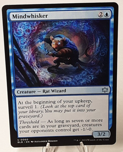 MTG - Bloomburrow - Mindwhisker - #0060 - Playset x4 - Near Mint - Image 1