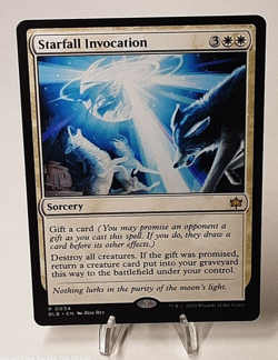 MTG - Bloomburrow - Starfall Invocation - #0034 - Playset x4 - Near Mint - Image 1