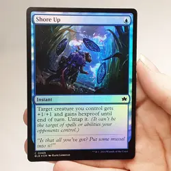 MTG - Bloomburrow - Shore Up - Foil - #0069 - Playset x4 - Near Mint - Image 1