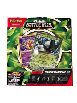 Meowscarada EX Pokemon TCG Deluxe Battle Deck - New - Sealed - Image 1