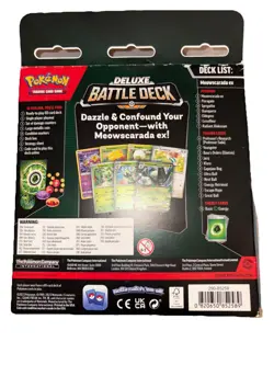 Meowscarada EX Pokemon TCG Deluxe Battle Deck - New - Sealed - Image 2