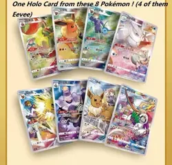 Set of 8 boxes Pokemon TCG S-Chinese Eevee Card Display Frame Original - Image 2