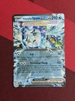 Wellspring Mask Ogerpon ex 027/131 Pokemon Prismatic Evolutions Double Rare NM - Image 1