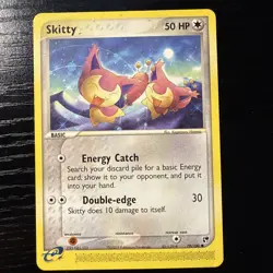 Skitty 79/100 EX Sandstorm Pokemon TCG Vintage MP - Image 1