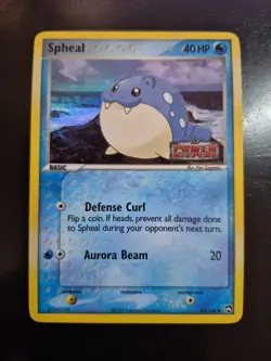 2007 Pokemon Power Keepers Spheal Reverse Holo #65/108 Creases - Image 1