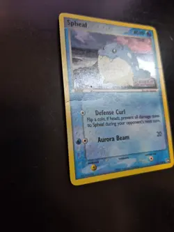 2007 Pokemon Power Keepers Spheal Reverse Holo #65/108 Creases - Image 3