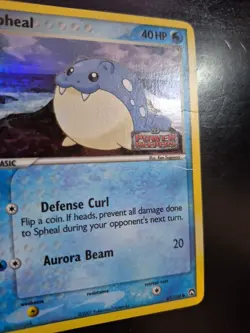 2007 Pokemon Power Keepers Spheal Reverse Holo #65/108 Creases - Image 4