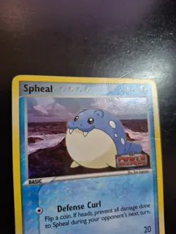 2007 Pokemon Power Keepers Spheal Reverse Holo #65/108 Creases - Image 5