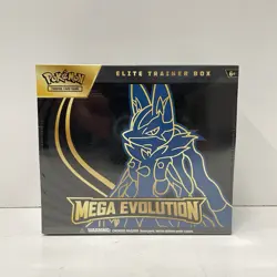 Pokemon TCG Mega Evolutions Elite Trainer Box Lucario Art! IN HAND USA SELLER - Image 1