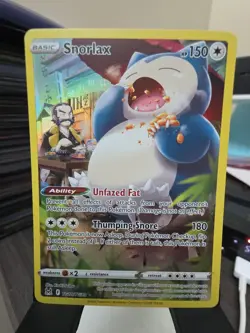 Snorlax TG10/TG30 Lost Origin Trainer Gallery Full Art Pokemon TCG - Image 1