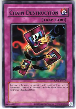 Chain Destruction RP02-EN004 Yugioh TCG Rare VLP - Image 1
