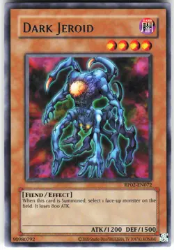 Dark Jeroid RP02-EN072 Yugioh TCG Rare NM - Image 1