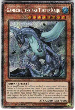 Gameciel, the Sea Turtle Kaiju MP25-EN028 Yugioh TCG Starlight Rare NM - Image 1