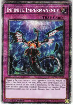 Infinite Impermanence MP25-EN032 Yugioh TCG Starlight Rare NM - Image 1