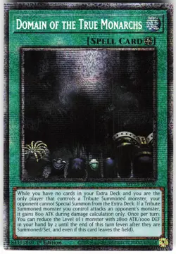 Domain of the True Monarchs MP25-EN026 Yugioh TCG Starlight Rare NM - Image 1