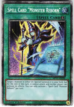 Spell Card "Monster Reborn" MP25-EN006 Yugioh TCG Starlight Rare NM - Image 1