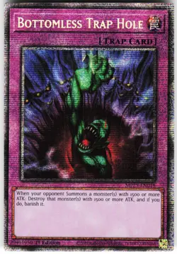 Bottomless Trap Hole MP25-EN018 Yugioh TCG Starlight Rare NM - Image 1