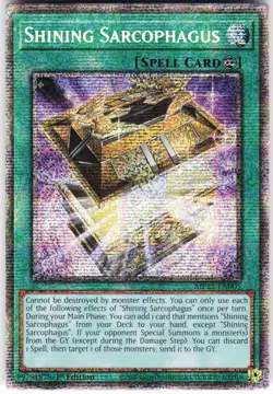 Shining Sarcophagus MP25-EN005 Yugioh TCG Starlight Rare NM - Image 1