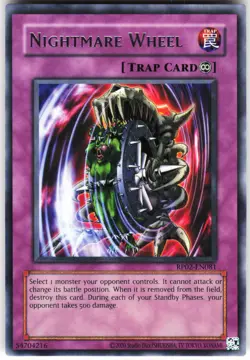 Nightmare Wheel RP02-EN081 Yugioh TCG Rare LP - Image 1