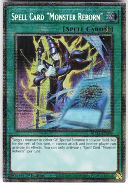 Spell Card "Monster Reborn" MP25-EN006 Yugioh TCG Starlight Rare NM - Image 1